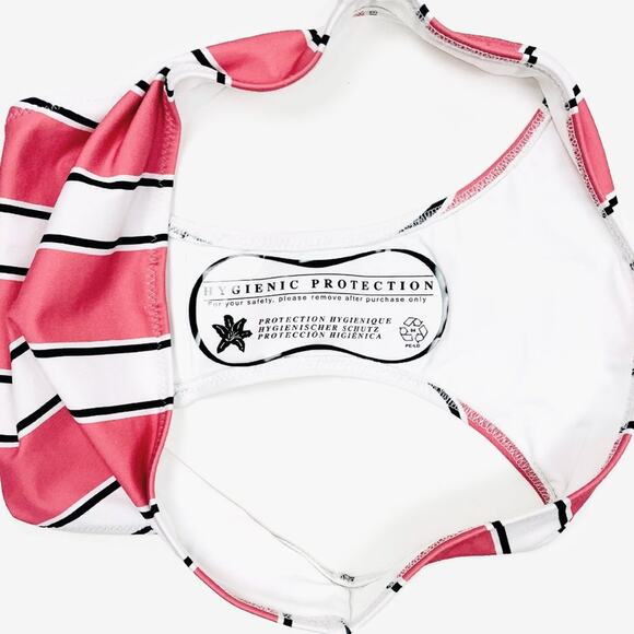 NWOT Solid & Striped Ashley Stripe Bikini Bottoms Size S Pink Swim Beach Summer - Picture 8 of 10